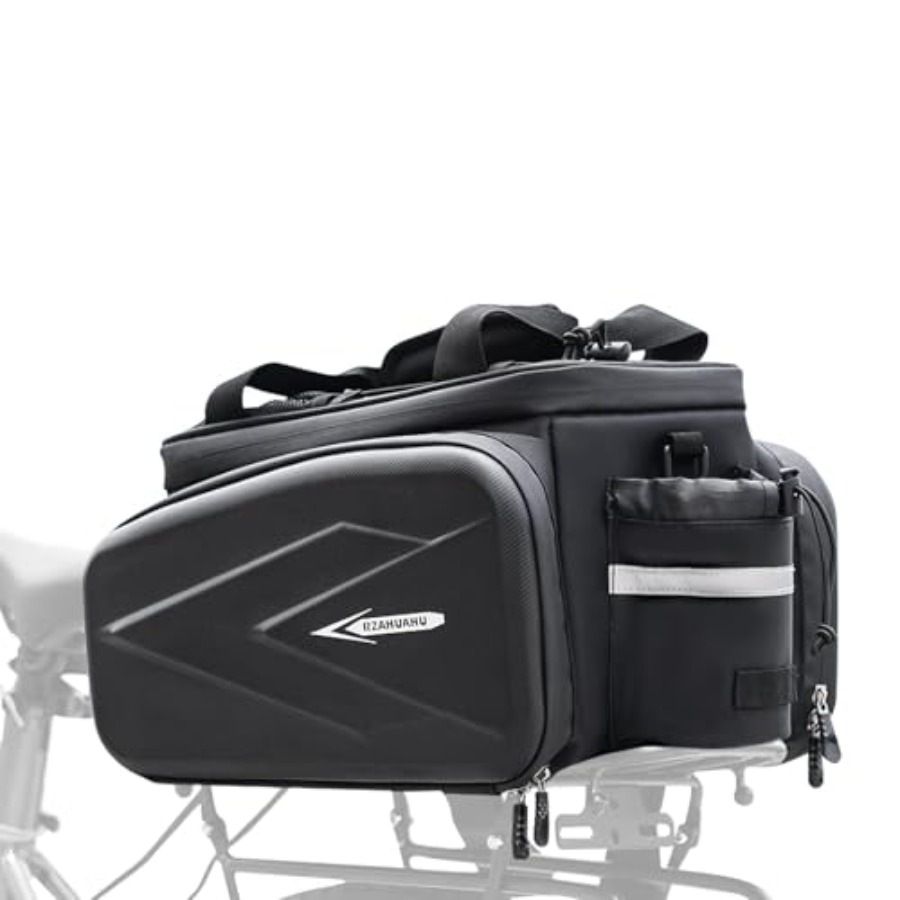 Panniers Waterproof Rear - Bike Rack Bag, 20L EVA Hard