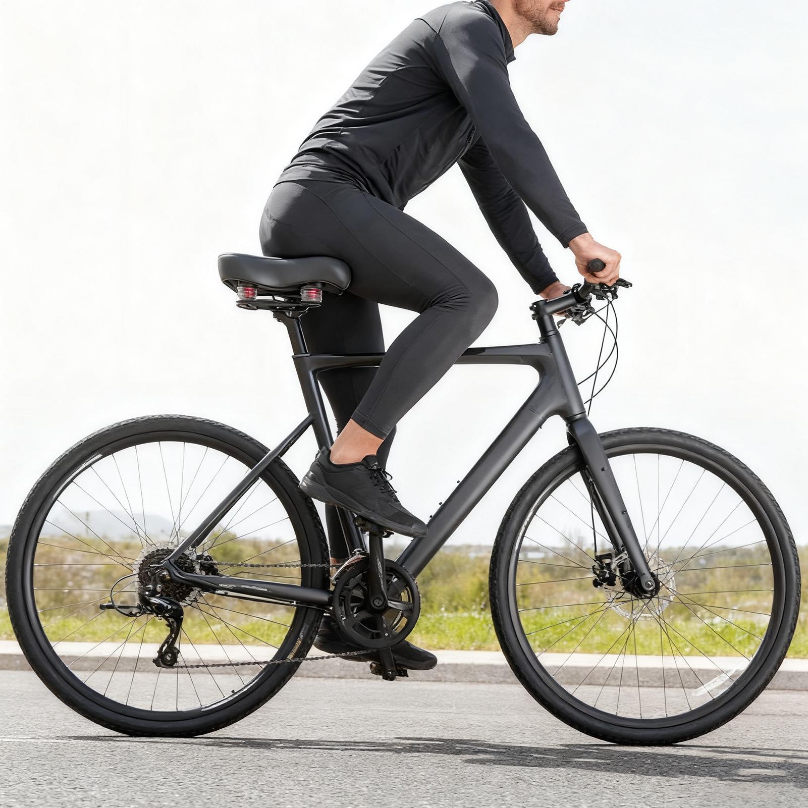 Cycling Commute Distance - Bike Seat Pad Anti-Slip Comfortable Wide