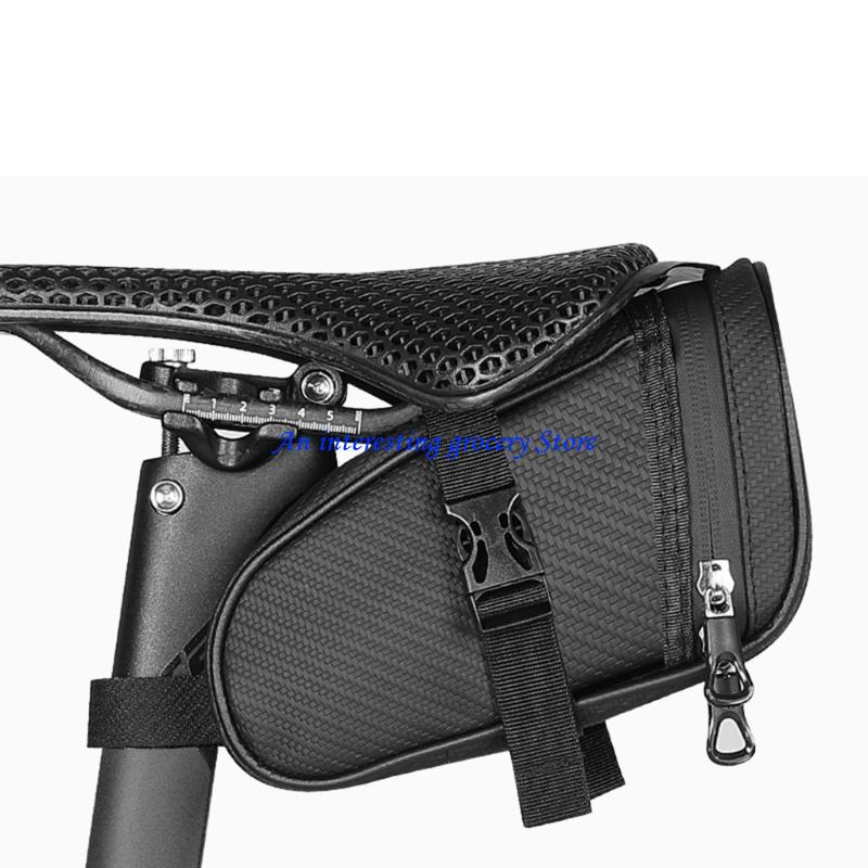 Saddle Bag Under Seat - 652D Cycling Seatpost Rear Bag Bike