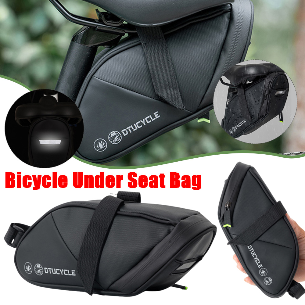 Saddle Bag Under Seat - Bicycle Under Seat Bag Bike Strap-On