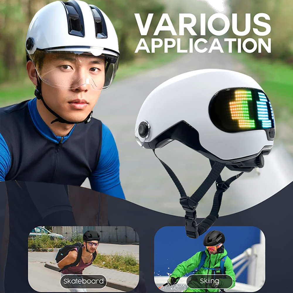 Cycling In City - City Road Helmet LED Display Light