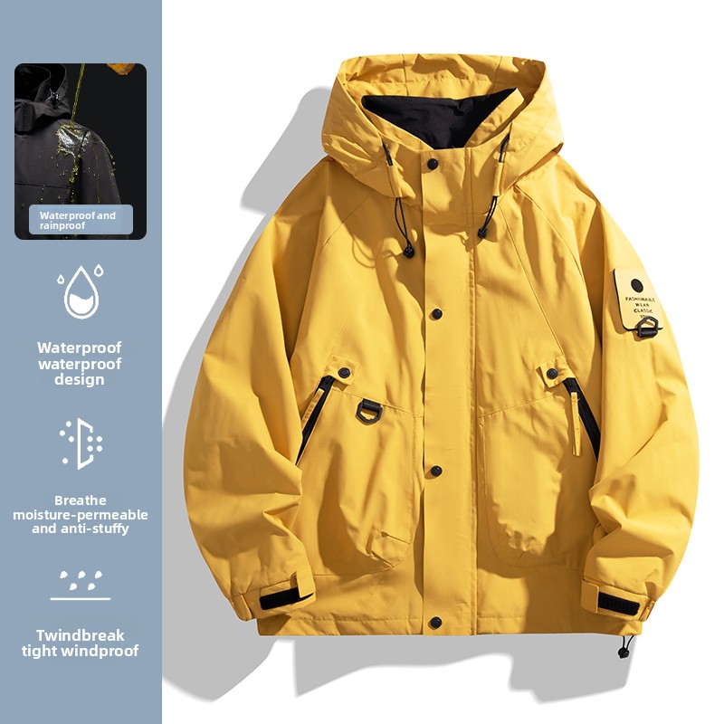 Cycling Rain Jacket Commute - Cycling Camping Outerwear Coat Running Rain