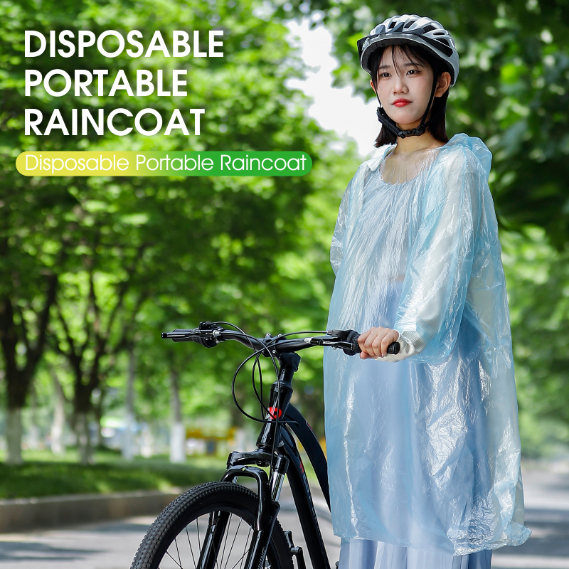 Cycling Rain Jacket Commute - Bicycle Raincoat Thickened Adult Emergency Rain
