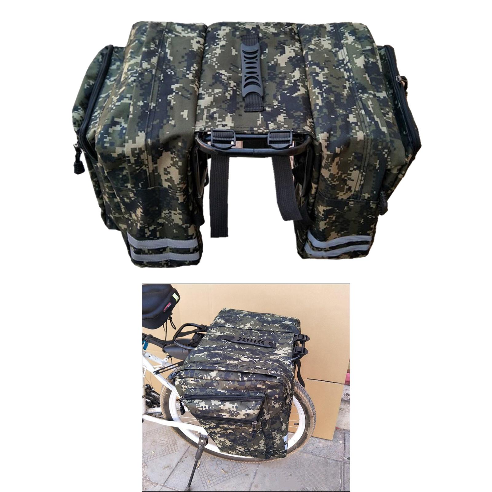 Panniers Waterproof Rear - Saddle Bags Bike Trunk Pannier Oxford