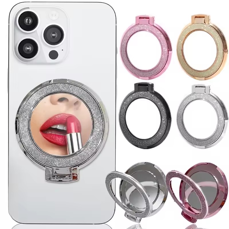 Kickstand Adjustable - Glitter Mobile Phone Holder Ring Grip