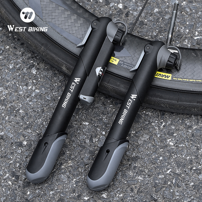 WEST BIKING Portable High Pres - Bike Pump Frame Mount ulasan dan harga