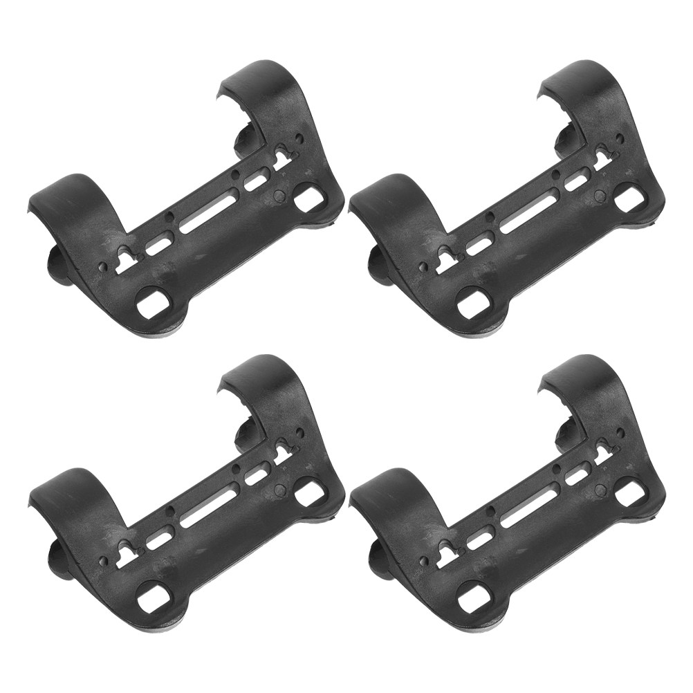 4Pcs Bicycle Pump Holder Black - Bike Pump Frame Mount ulasan dan harga