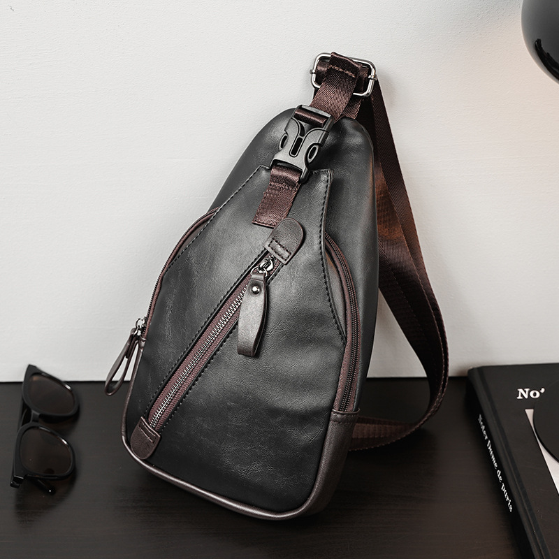 PU leather multi-pocket men's  - Cycling To Commute ulasan dan harga