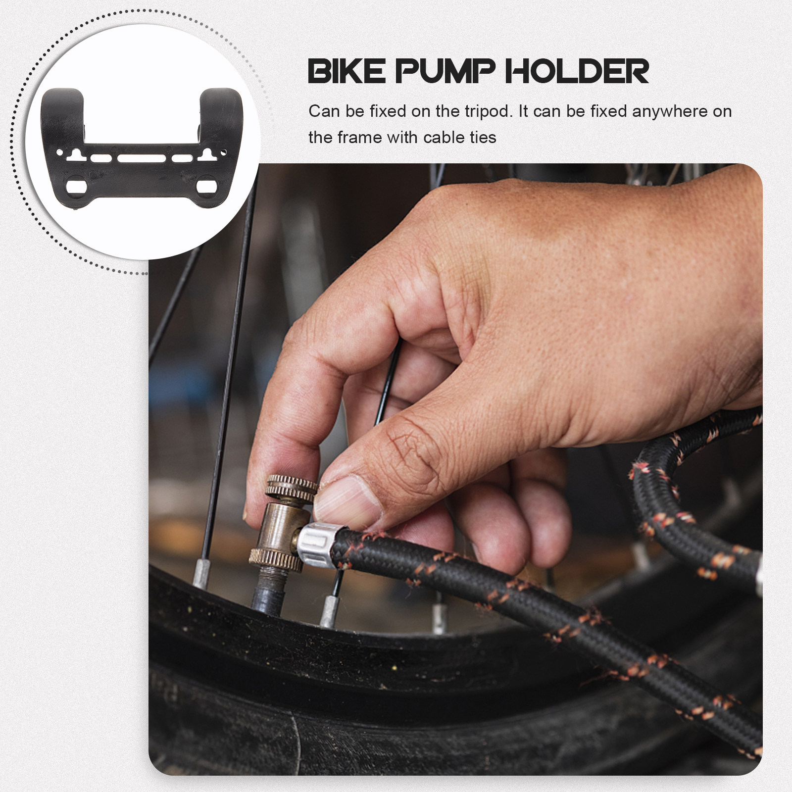 Heavy Duty Bike Pump Bracket P - Bike Pump Frame Mount ulasan dan harga