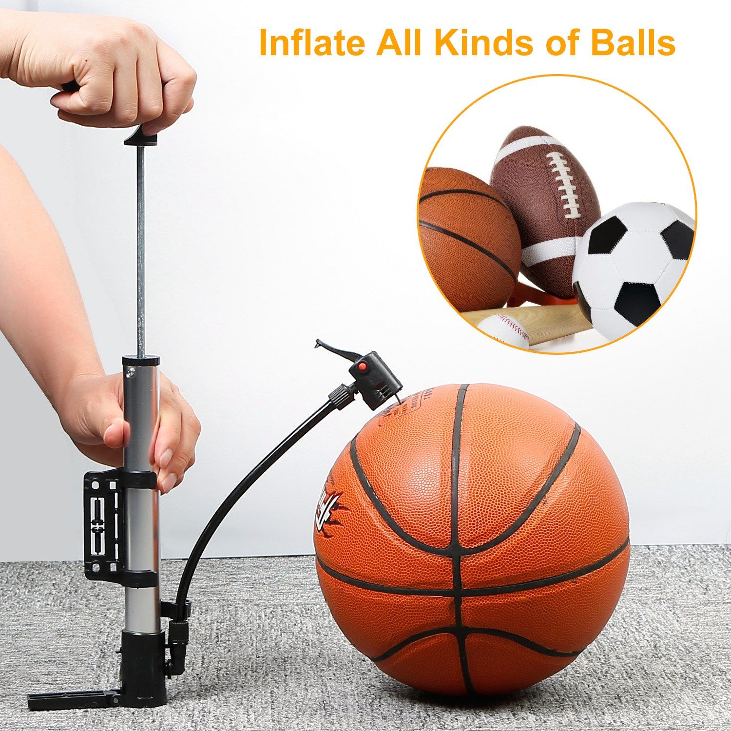 Mini Bike Pump Portable Bicycl - Bike Pump Frame Mount ulasan dan harga