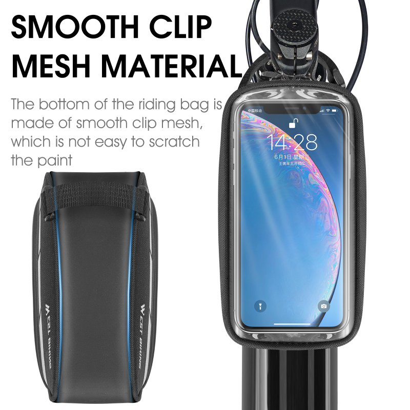WEST BIKING Bicycle Top Tube B - Cycling Commuter Backpack Waterproof ulasan dan harga