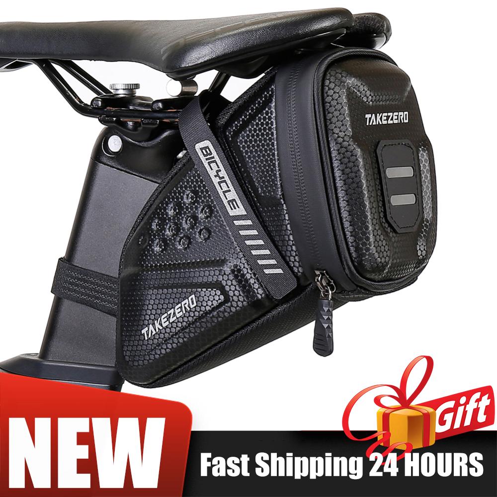 Bicycle Tail Bag 1L EVA Hard S - Saddle Bag Under Seat ulasan dan harga