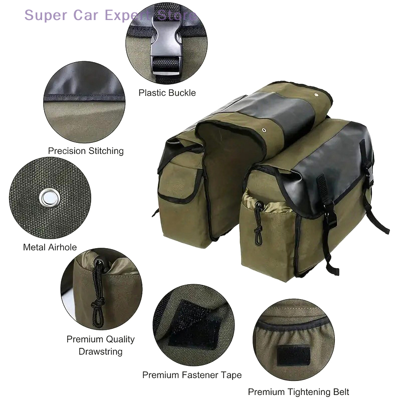 Motorbike Bag Large Capacity M - Panniers Waterproof Rear ulasan dan harga