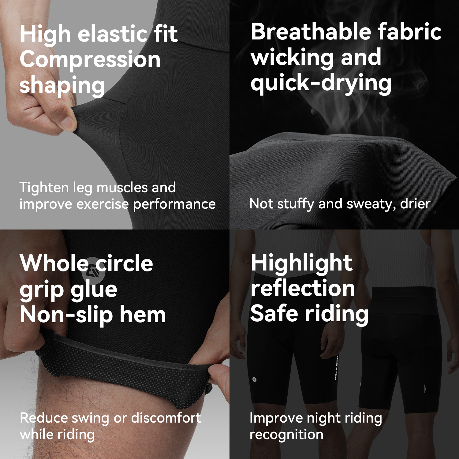 ROCKBROS Cycling Shorts Breath - Cycling Commuter Pants ulasan dan harga