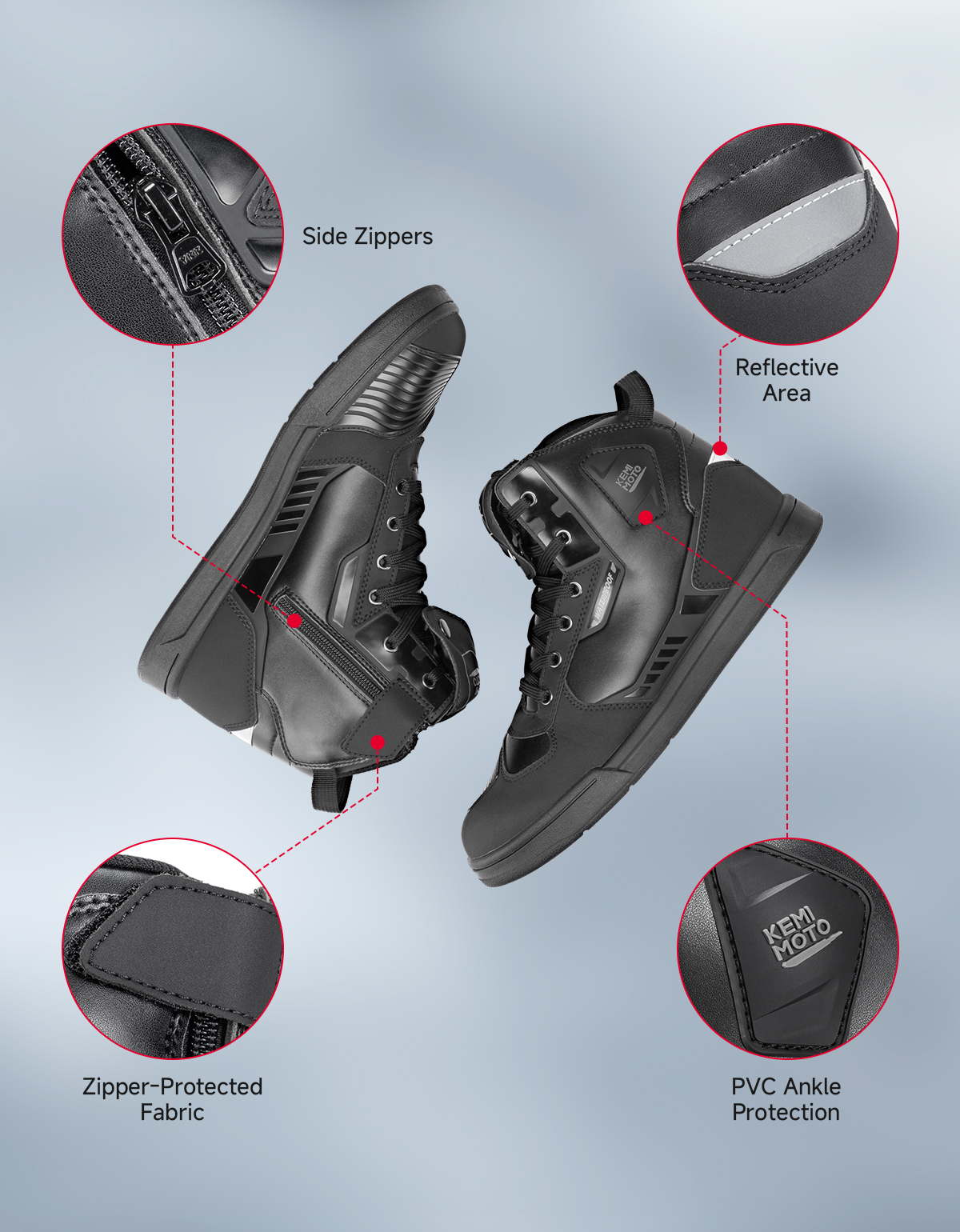 KEMIMOTO Men's Motorcycle Ridi - Cycling Shoes For Commute ulasan dan harga