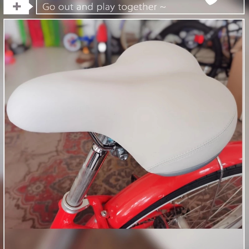 Bicycle Saddle White Color Wit - Cycling In City ulasan dan harga