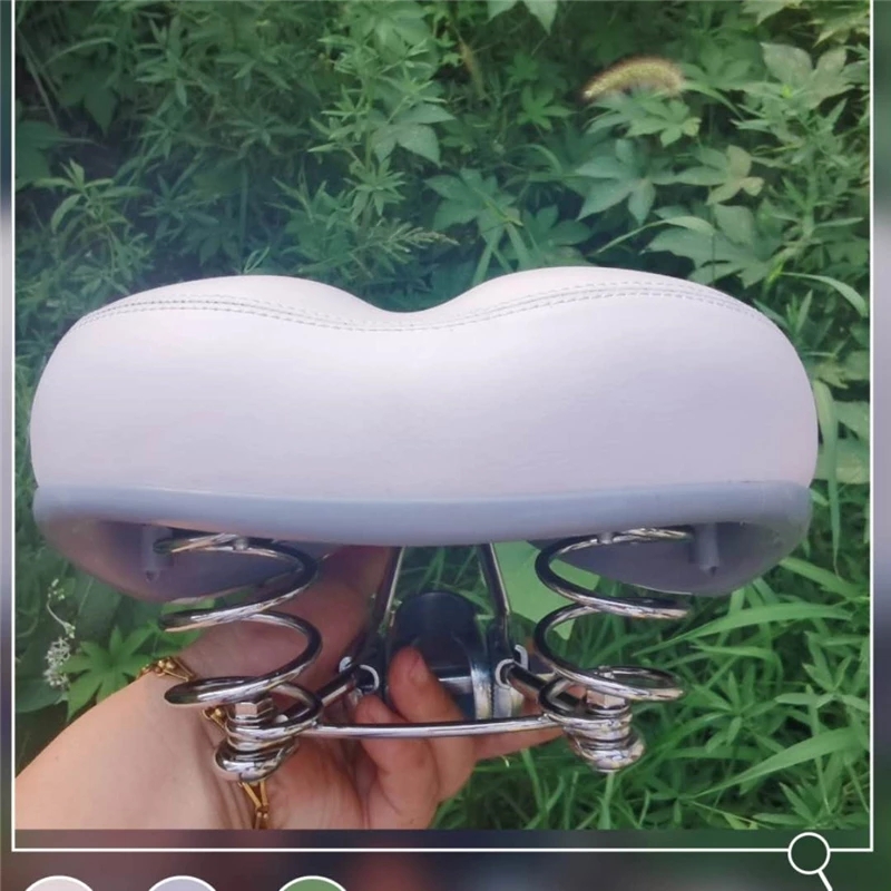 Bicycle Saddle White Color Wit - Cycling In City ulasan dan harga