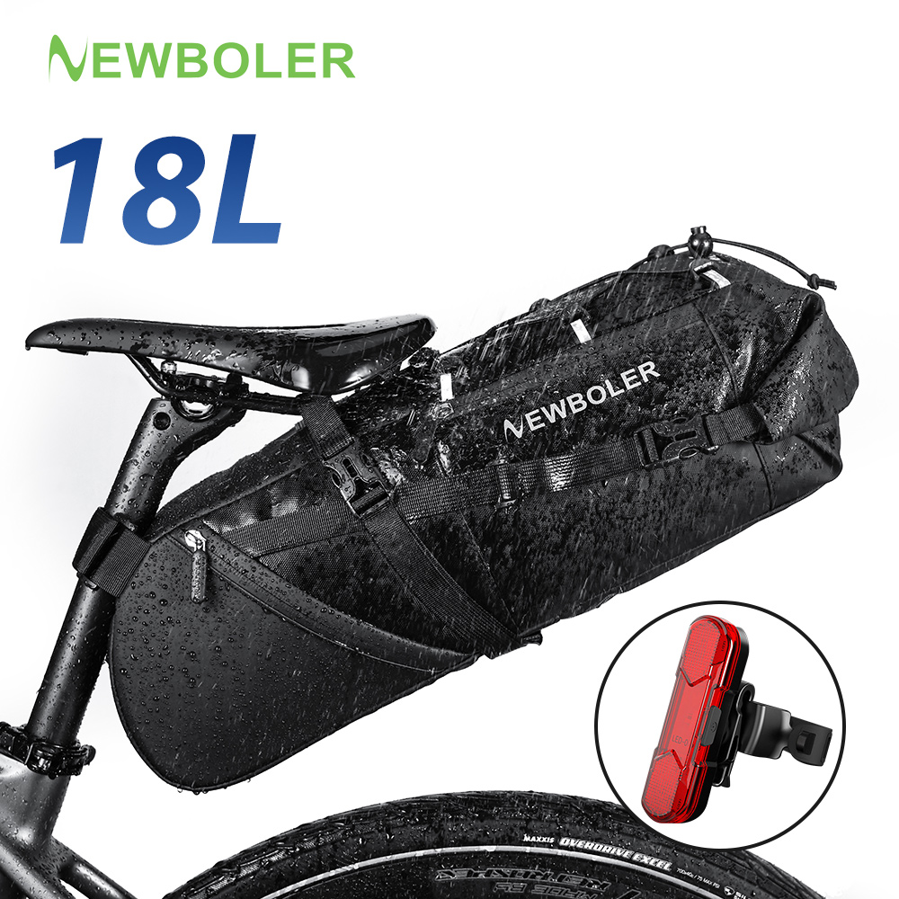 NEWBOLER 18L Bike Saddle Bag W - Cycling Commuter Backpack Waterproof ulasan dan harga
