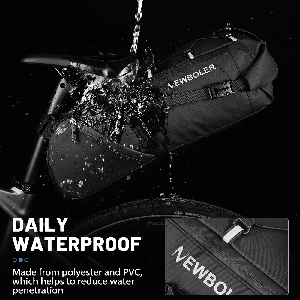 NEWBOLER 18L Bike Saddle Bag W - Cycling Commuter Backpack Waterproof ulasan dan harga