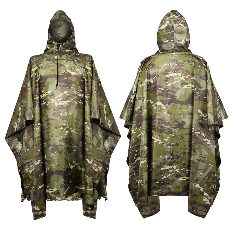 Rain Coat Camouflage Tactical  - Cycling Rain Jacket Commute ulasan dan harga