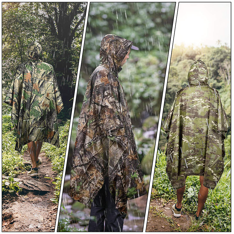 Rain Coat Camouflage Tactical  - Cycling Rain Jacket Commute ulasan dan harga