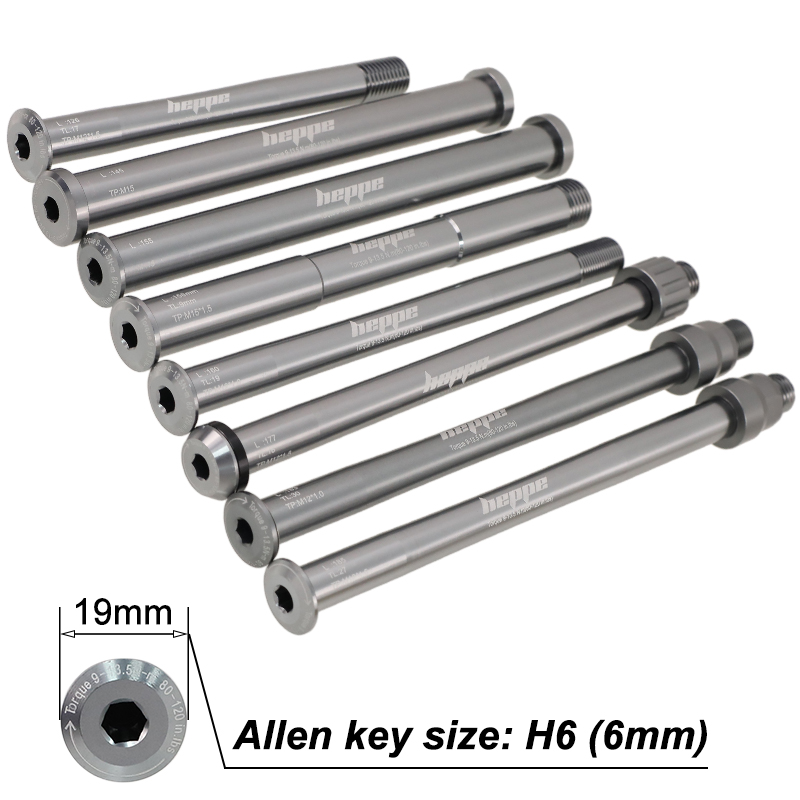 HEPPE Bike Thru Axle MTB Road  - Dynamo Hub Front ulasan dan harga