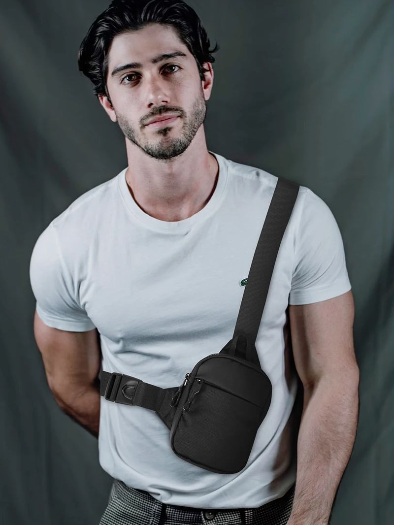 Casual Men Shoulder Chest Bag  - Cycling Commuter Backpack Waterproof ulasan dan harga