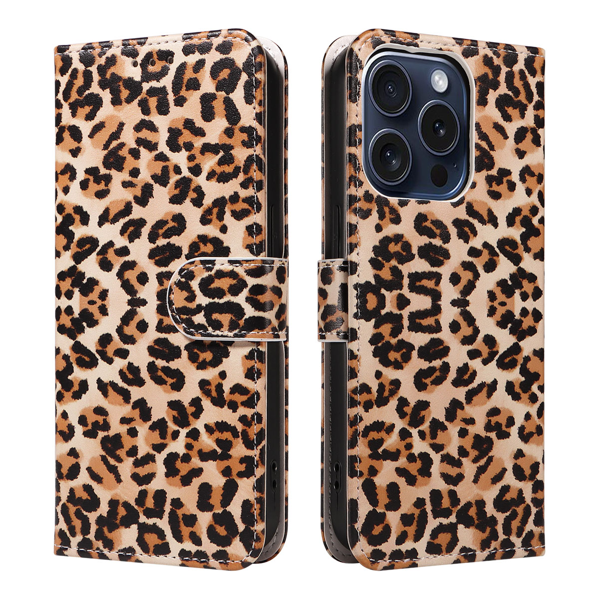 Faux Leather Phone Case for IP - Kickstand Adjustable ulasan dan harga