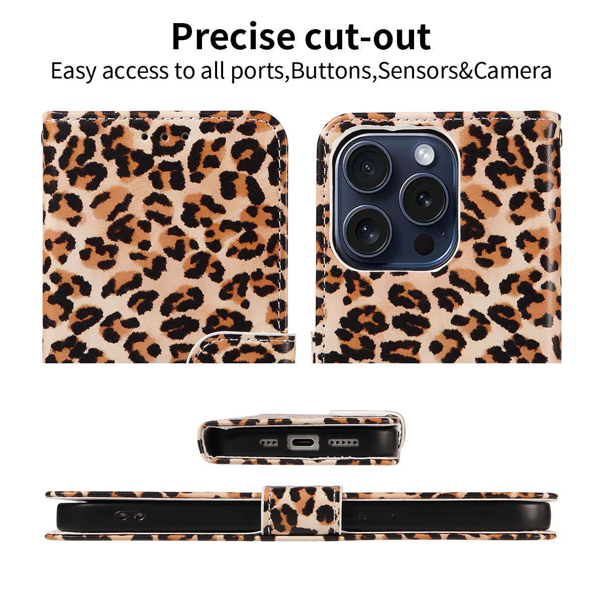 Faux Leather Phone Case for IP - Kickstand Adjustable ulasan dan harga