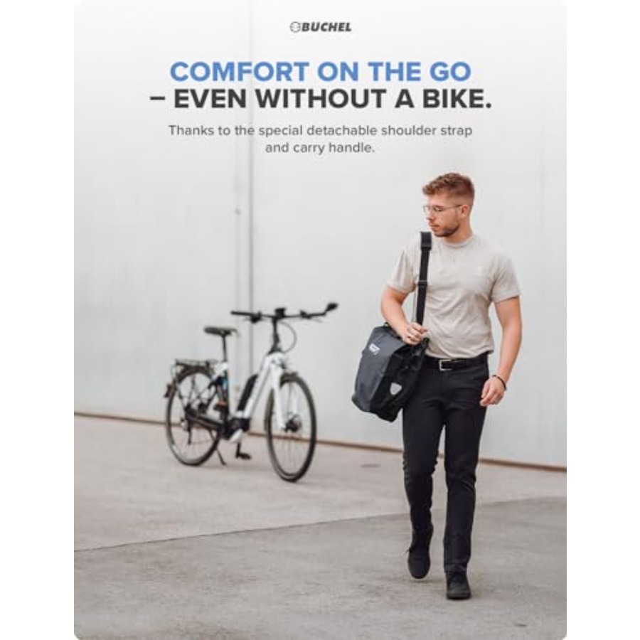 Bike pannier rack bag for groc - Panniers Waterproof Rear ulasan dan harga