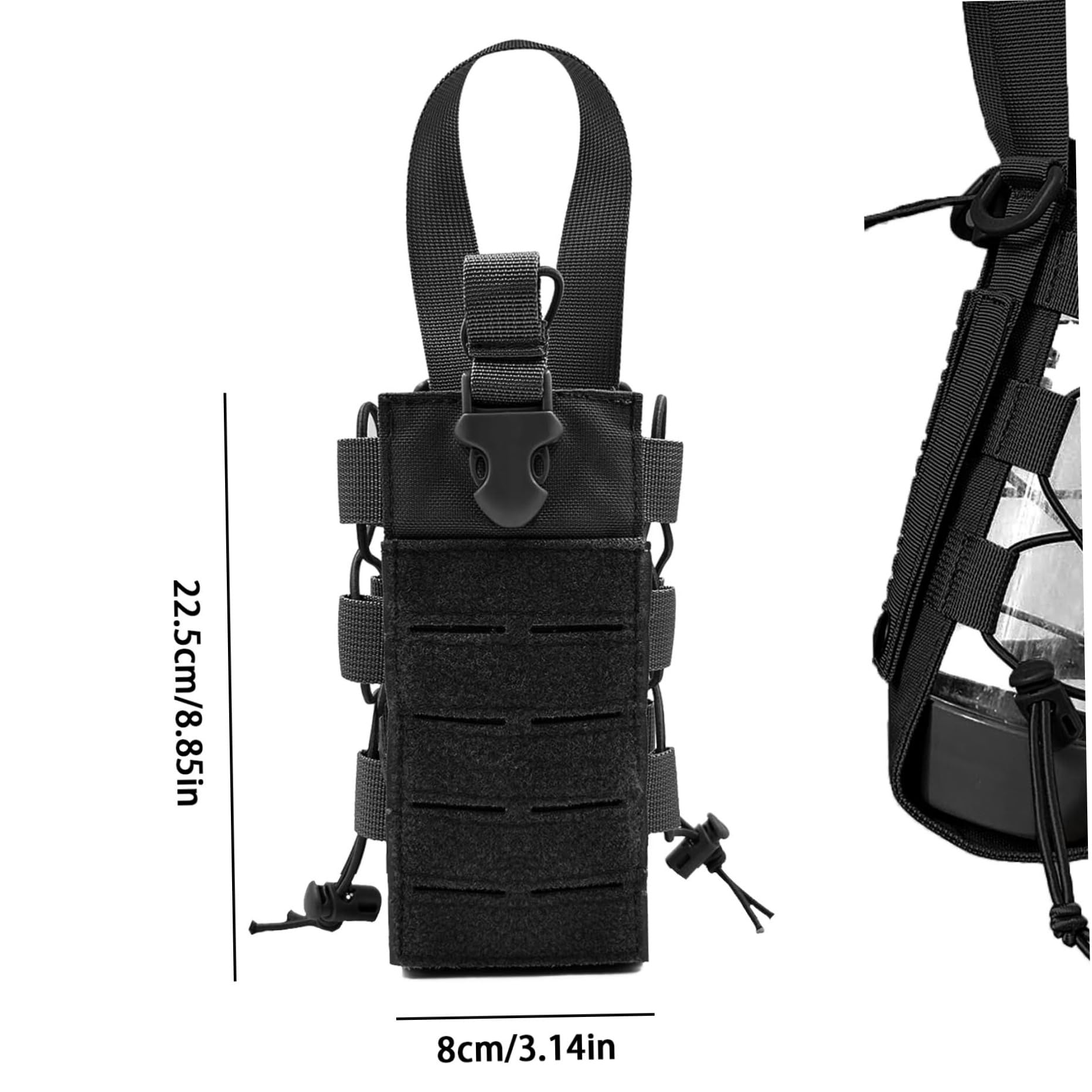1000D Molle Water Bottle Holde - Cycling Commuter Backpack ulasan dan harga