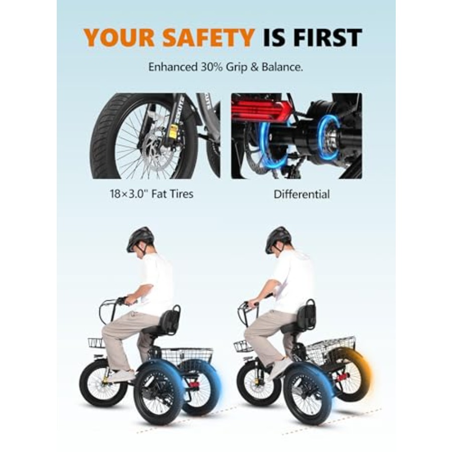 Adults electric trike bike for - Commuting With Bike ulasan dan harga