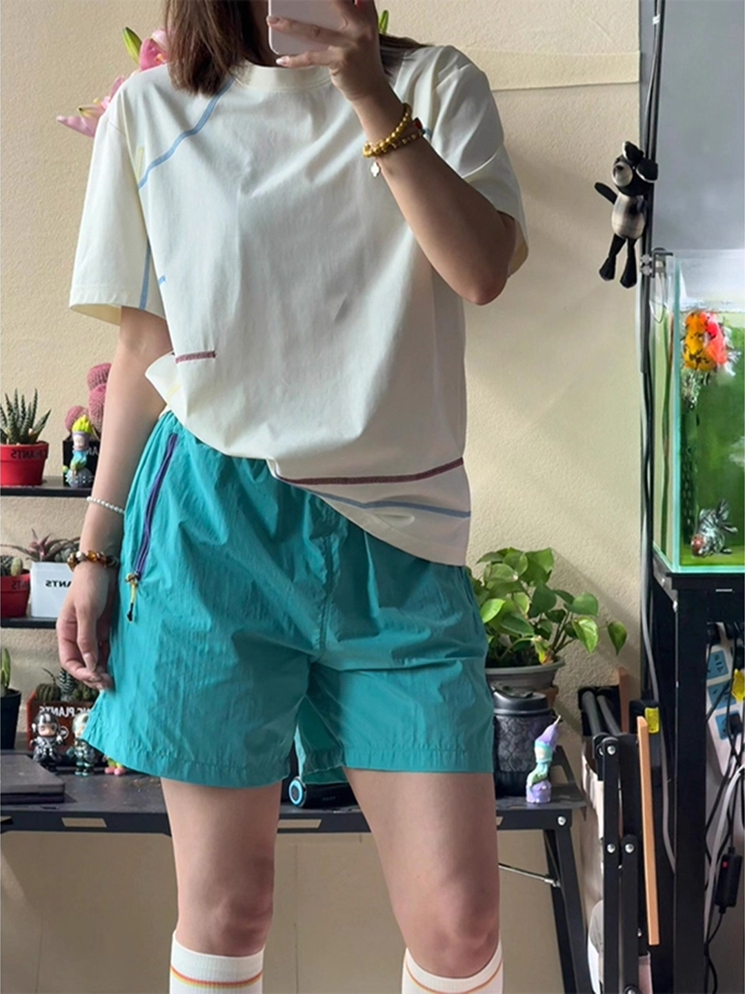 Lake Blue Quick Dry Sports Sho - Cycling Commute Pants ulasan dan harga