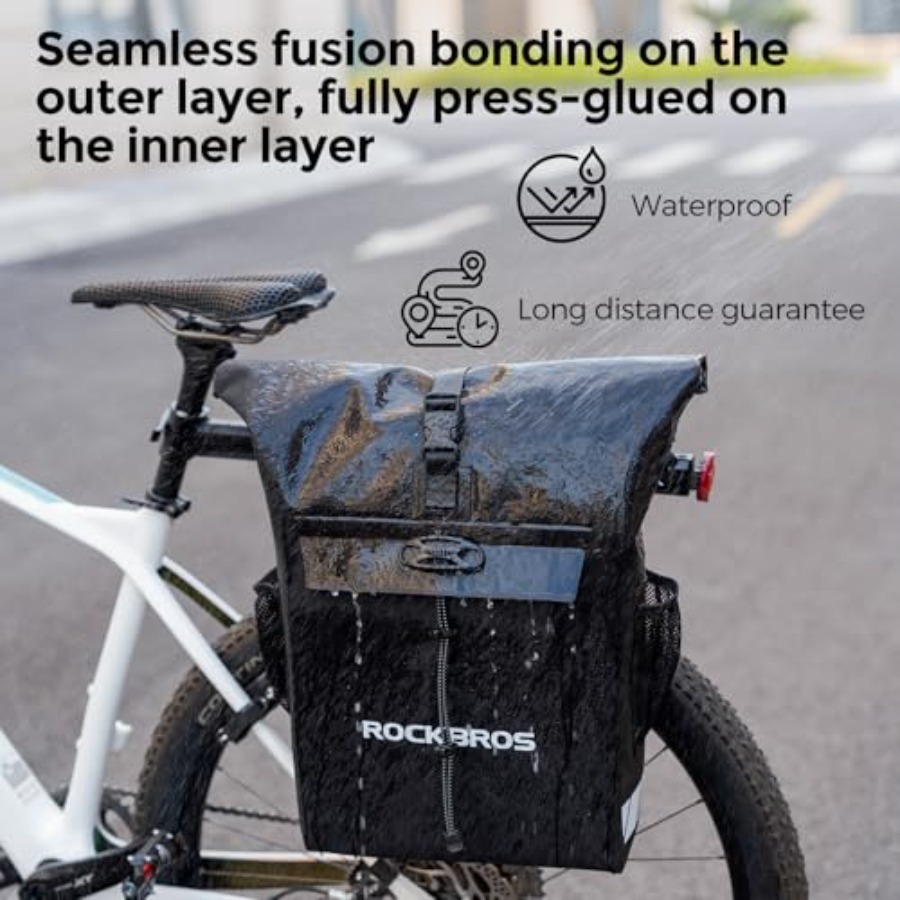 Cycling travel panniers, 18L w - Panniers Waterproof Rear ulasan dan harga