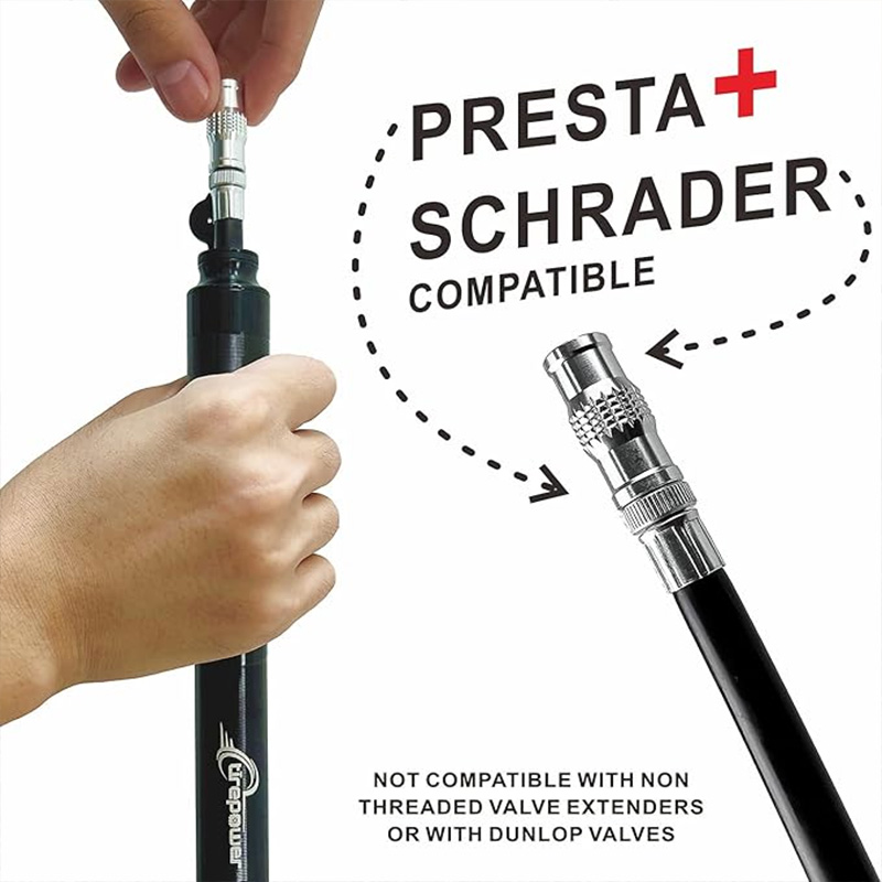 Tirepower 120 psi Bicycle Pump - Bike Pump Frame Mount ulasan dan harga