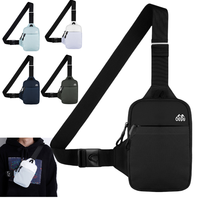 Casual Men Shoulder Chest Bag  - Cycling Commuter Backpack Waterproof ulasan dan harga