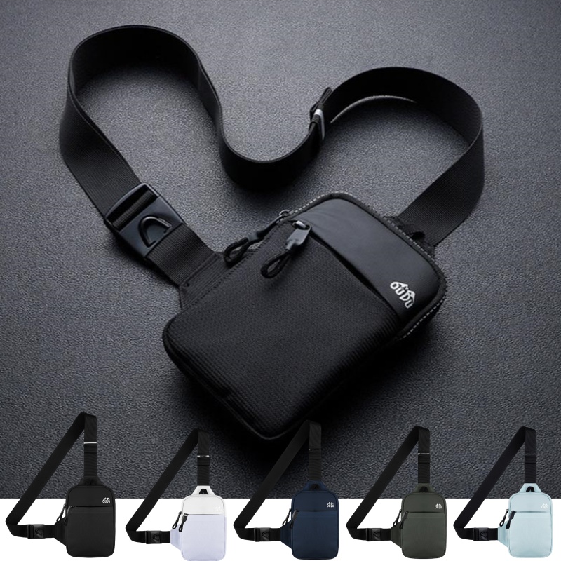 Casual Men Shoulder Chest Bag  - Cycling Commuter Backpack Waterproof ulasan dan harga