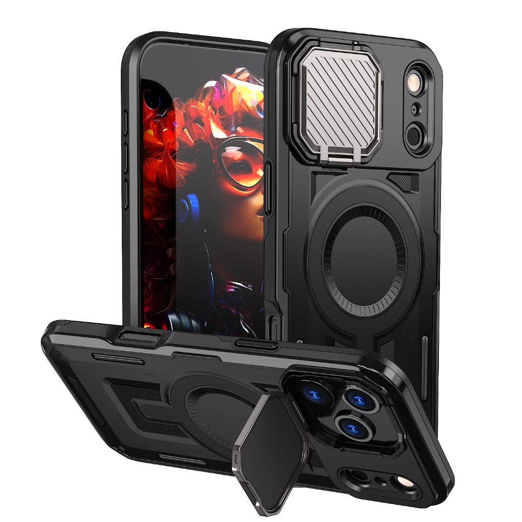 Rugged Armor Magnetic Phone Ca - Kickstand Adjustable ulasan dan harga