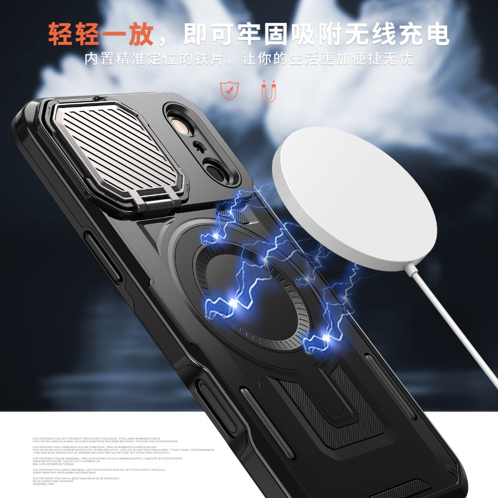 Rugged Armor Magnetic Phone Ca - Kickstand Adjustable ulasan dan harga