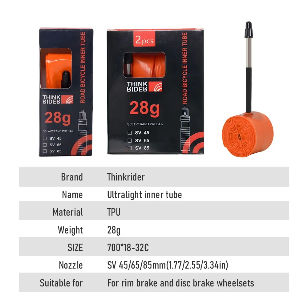 ThinkRider 1Pcs Ultralight 28g - Inner Tube 700C ulasan dan harga
