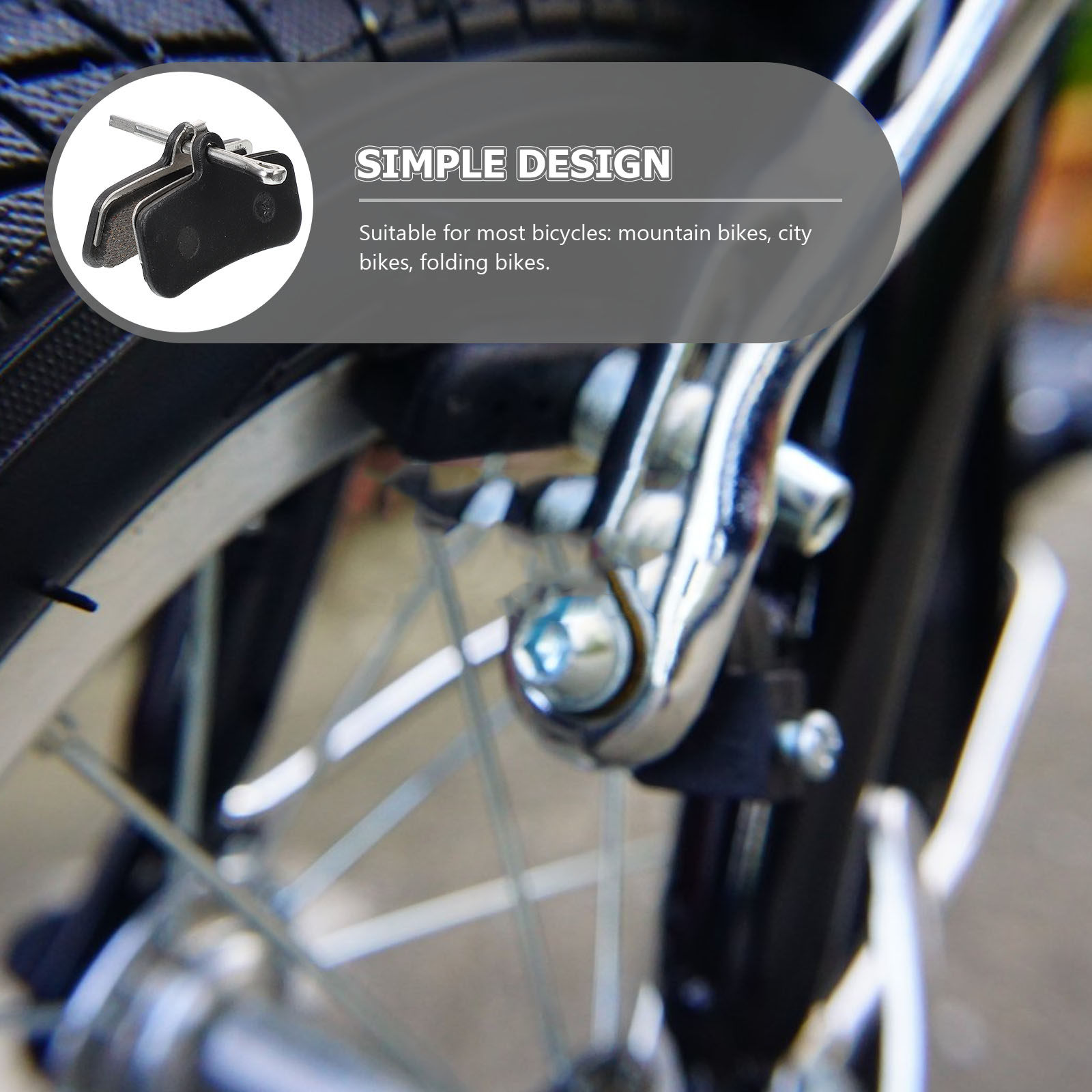 2Pairs Brake Pads High Perform - Cycling In City ulasan dan harga
