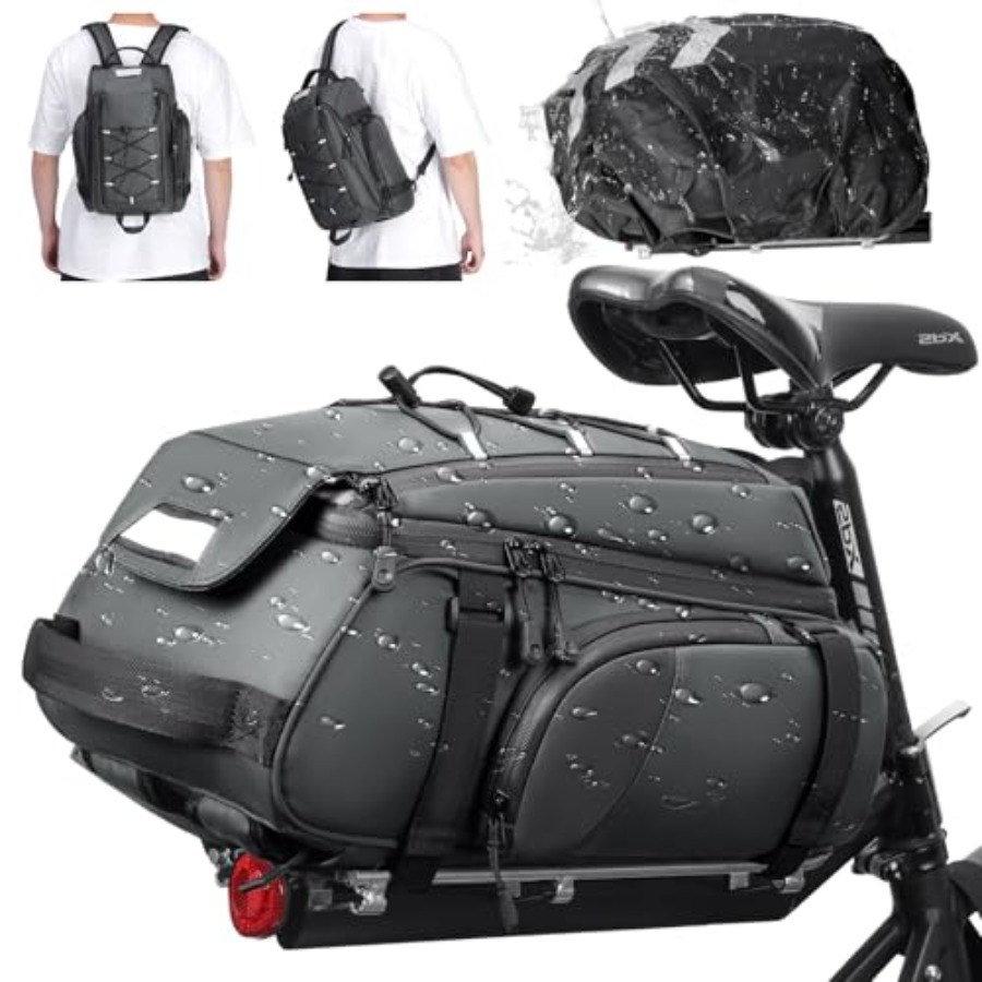 Bike Bags for Bicycle Rear Rac - Panniers Waterproof Rear ulasan dan harga