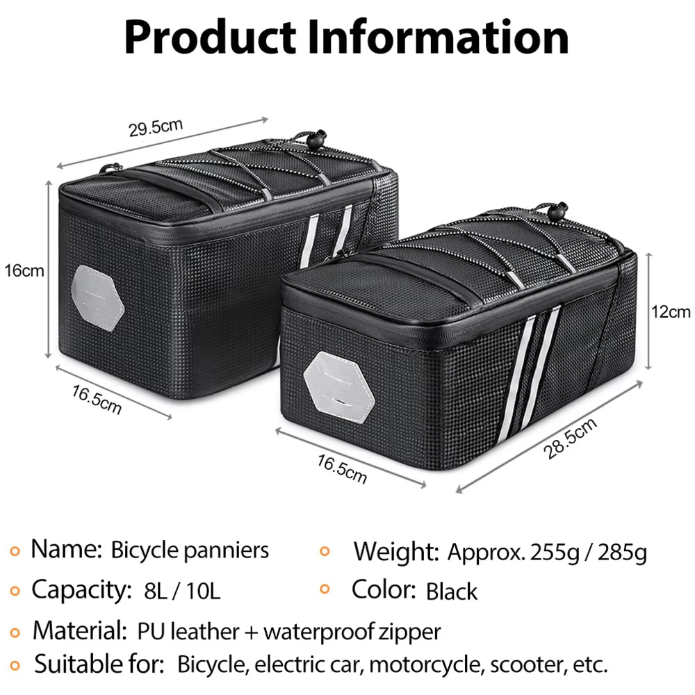 NEWBOLER 8L/10L Bicycle Rear S - Panniers Waterproof Rear ulasan dan harga