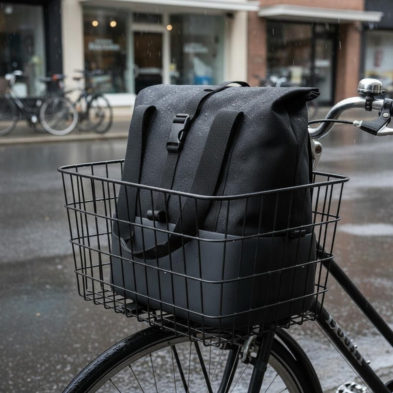 Electric Bike Basket Bag Dustp - Cycling Commute Gear ulasan dan harga
