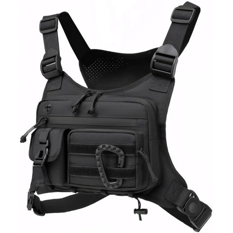 Tactical Chest Bag Men's Vest  - Cycling Commuter Backpack Waterproof ulasan dan harga