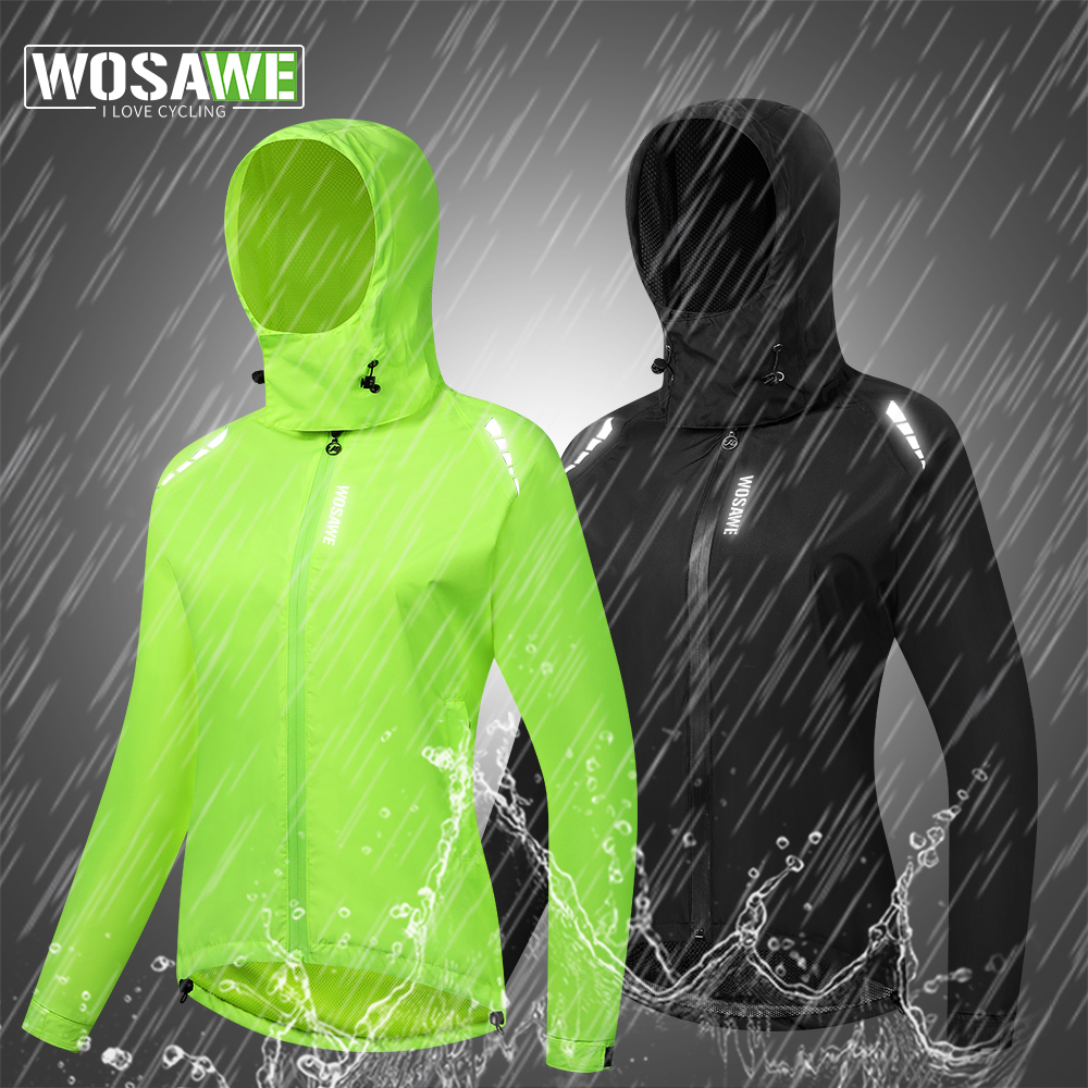 WOSAWE Cycling Raincoat Women  - Cycling Rain Jacket Commute ulasan dan harga