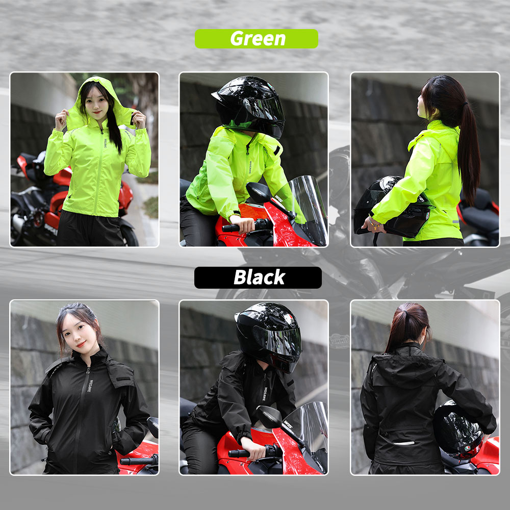 WOSAWE Cycling Raincoat Women  - Cycling Rain Jacket Commute ulasan dan harga