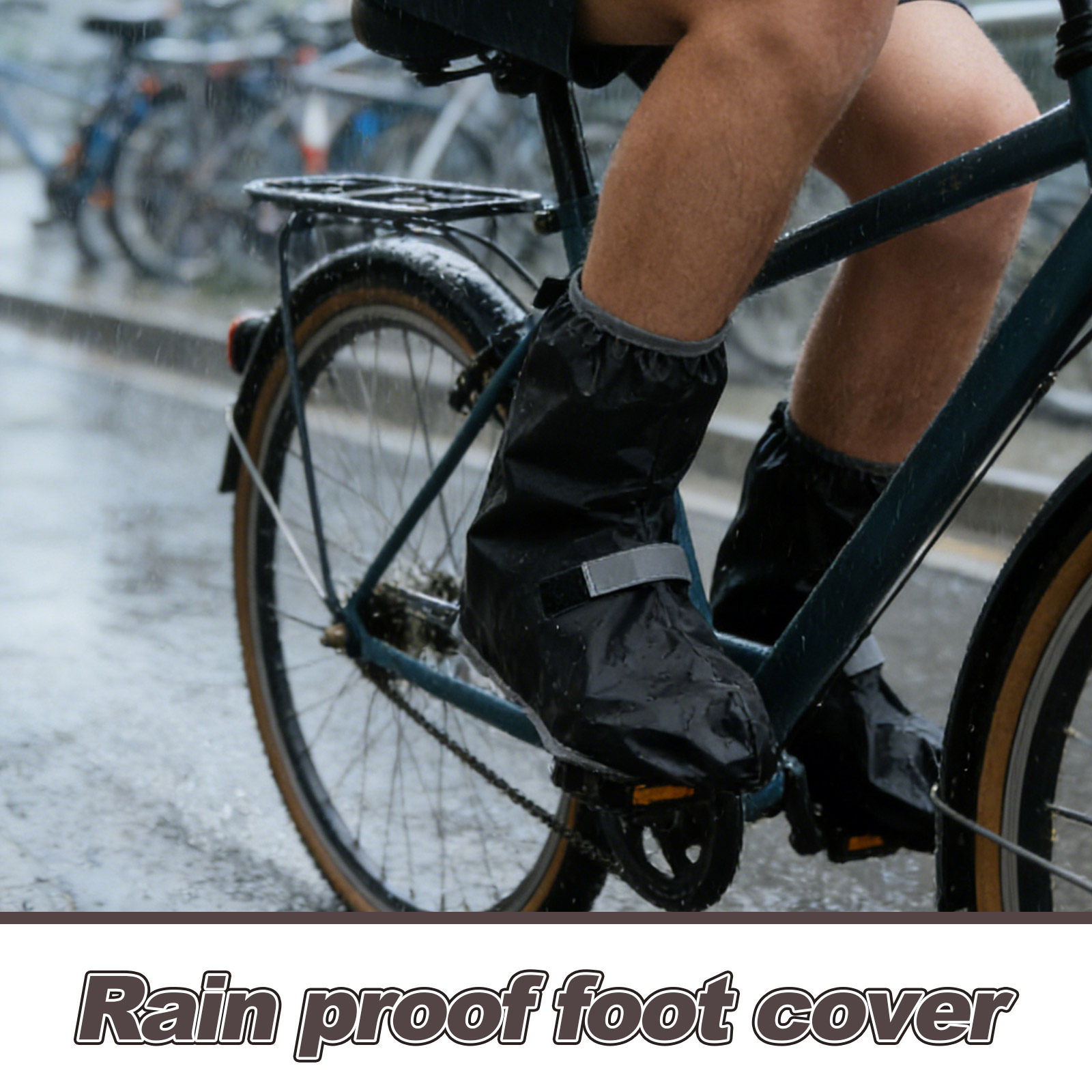 1Pair Waterproof Rain Shoe Cov - Cycling Shoes For Commute ulasan dan harga