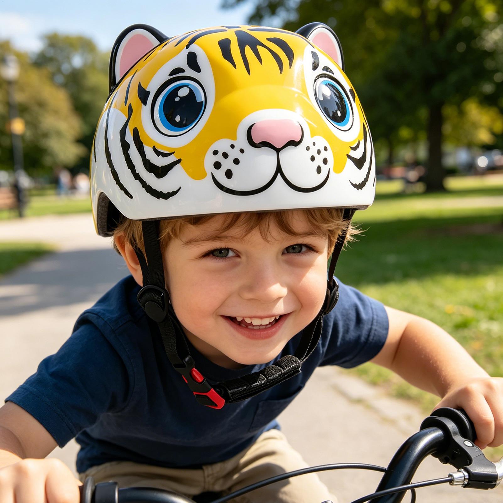 Child Bike Helmet Tiger Patter - Cycling Commute Gear ulasan dan harga