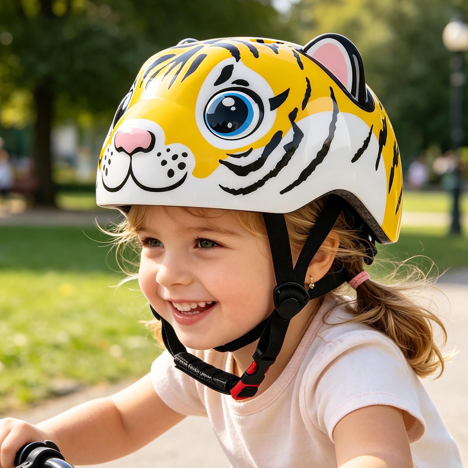 Child Bike Helmet Tiger Patter - Cycling Commute Gear ulasan dan harga